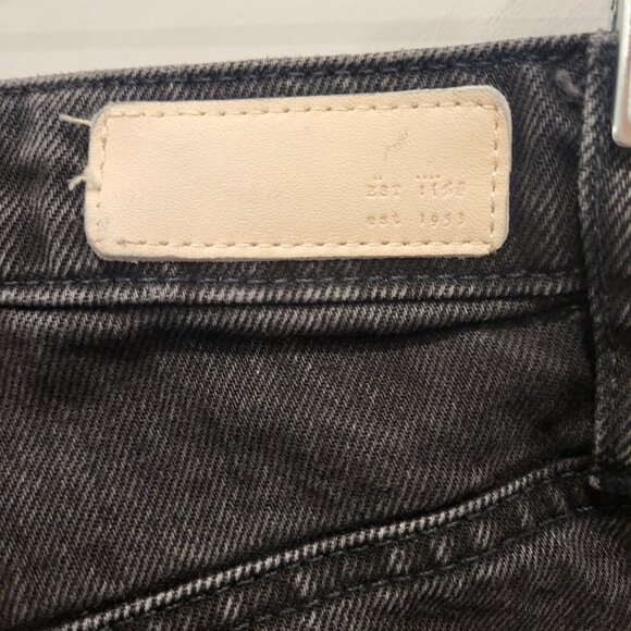 Tailor Made Black Jeans Size 27 High Waist Wide Leg - Picture 3 of 11